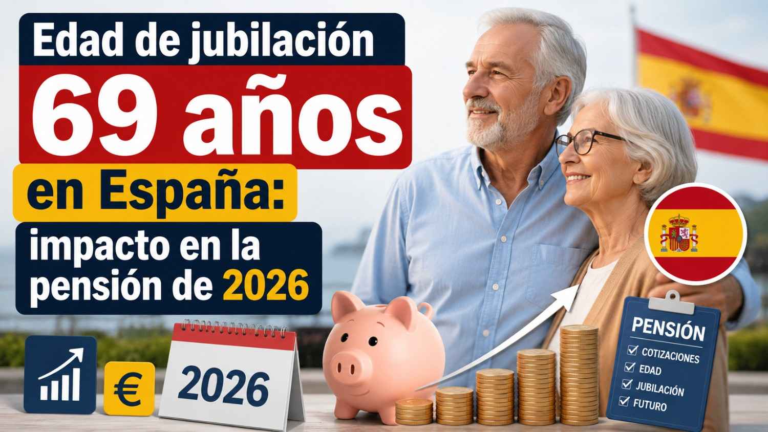 Edad de jubilación 69 años en España