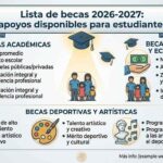 Lista de becas 2026-2027: apoyos disponibles para estudiantes