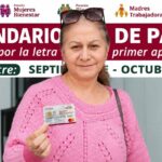 Calendario Pensión Bienestar septiembre 2026: pagos por letra del 1 al 4 confirmados